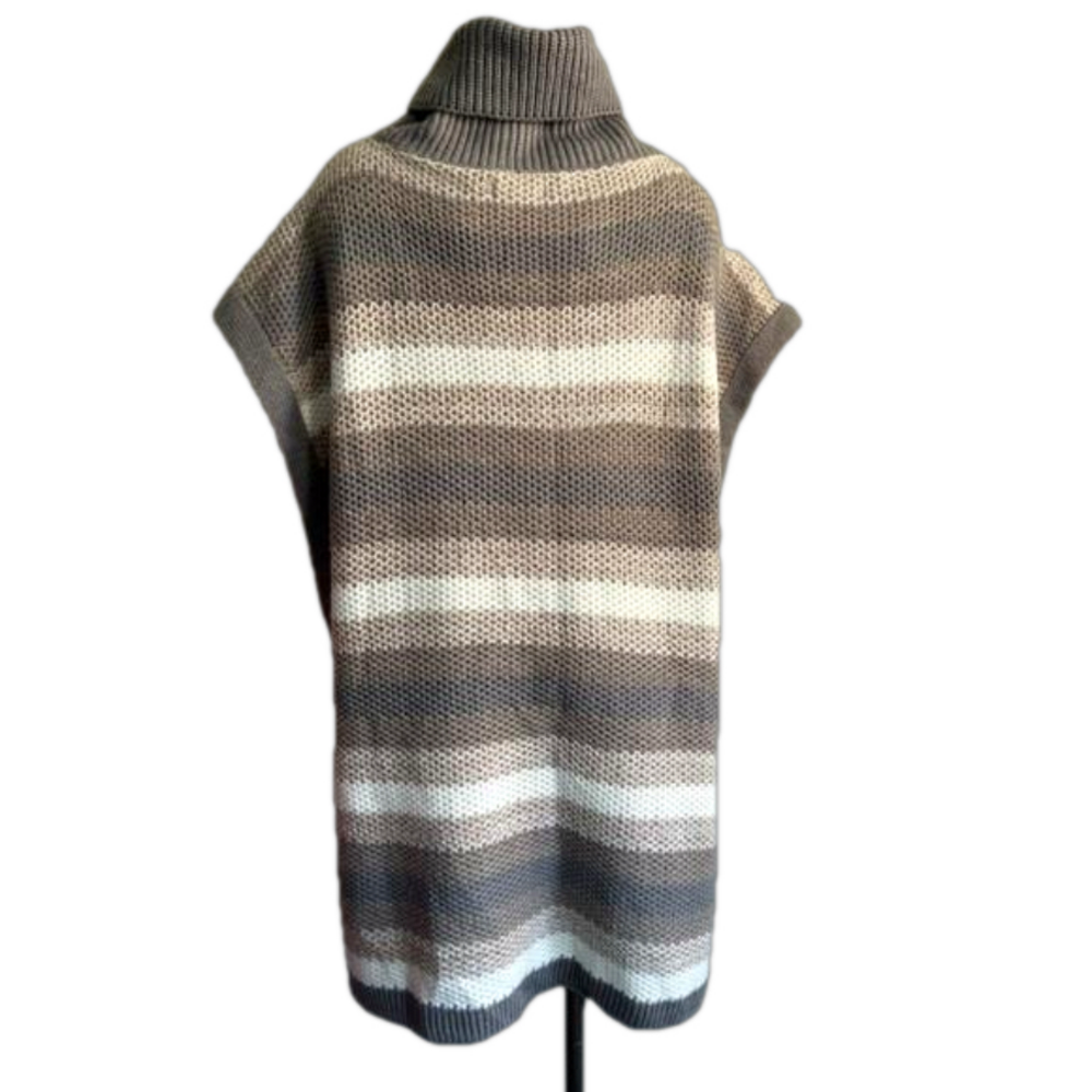 Nwt CALVIN KLEIN poncho turtleneck